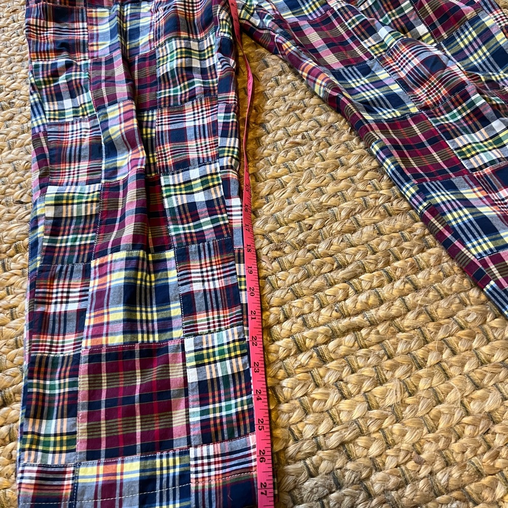 Brooks Brothers Clark Madras Pants, Size 36W x 27.5L - Picture 4 of 8